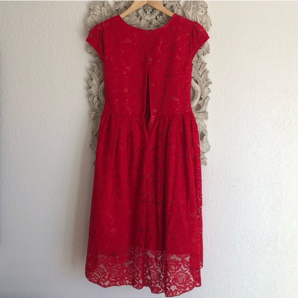 Justice, red lace dress - Picture 5 of 12